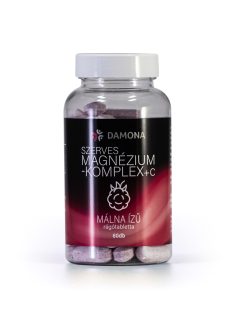   Damona Magnézium komplex + C málna ízű rágótabletta (60x)