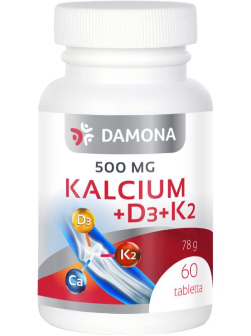 Damona Kalcium + D3 +K2 tabletta (60x)