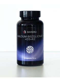 Damona Kalcium Biszglicinát + D3 +K2 kapszula (60x)