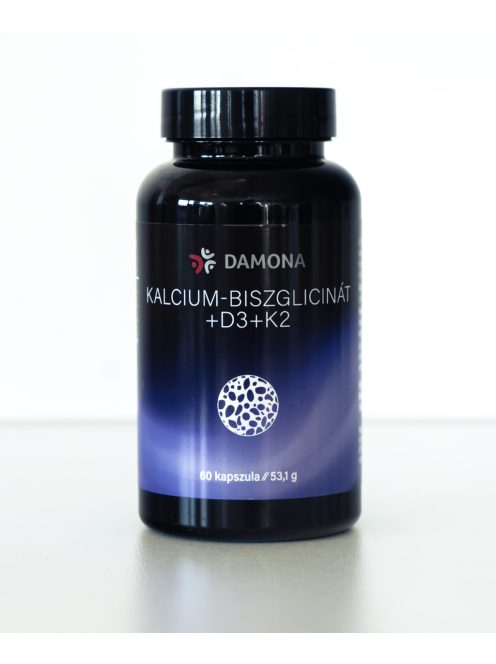Damona Kalcium Biszglicinát + D3 +K2 kapszula (60x)