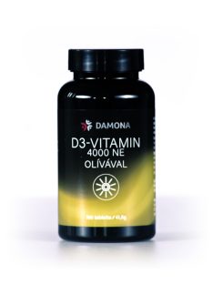 Damona D3 vitamin 4000NE olívával tabletta (100x)