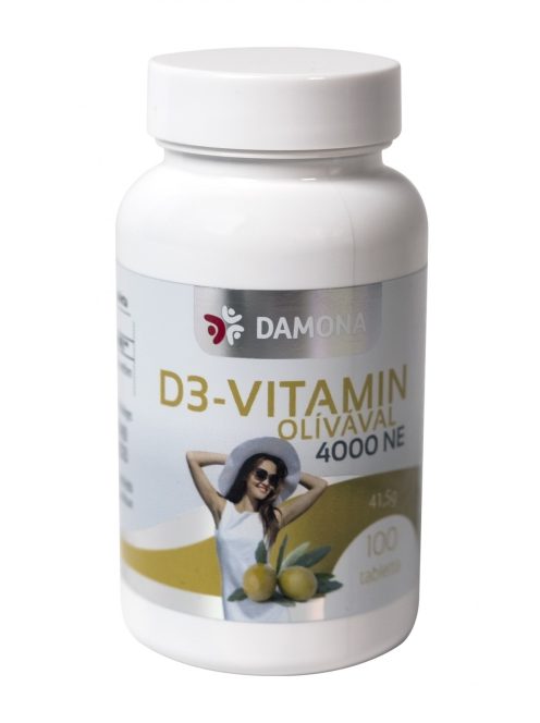 Damona D3 vitamin 4000NE olívával tabletta (100x)