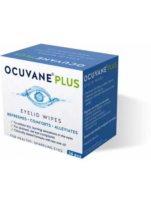 OCUVANE® PLUS szemhéjszéli tisztítókendő
