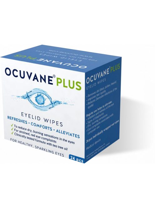 OCUVANE® PLUS szemhéjszéli tisztítókendő